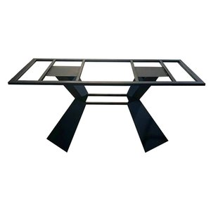 Industrial-Style H-Shaped Dining Table Legs <b>Powder</b>-Coated Iron for Kitchen & Hospital Use Acryl & <b>Cast</b> Iron CHBBA010 - Product Image 1