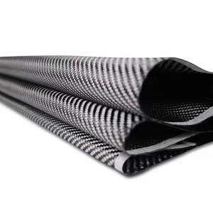 3K 160gsm 200gsm tejido de sarga tela de fibra de carbono seca 2x2 tela de fibra de carbono ligera - Product Image 1