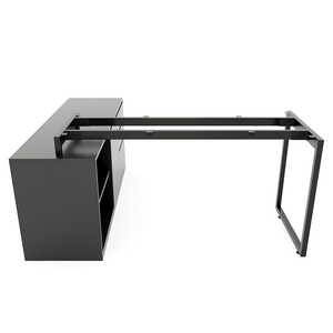 Patas Metálicas Minimalistas para Mesa de 140x60cm, Modelo Slean HCSL026, Patas para Muebles de Comedor y Cocina - Product Image 5