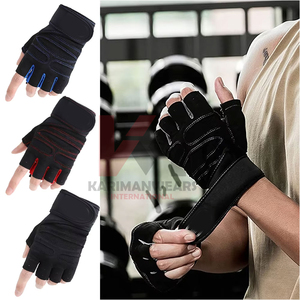 Guantes de Entrenamiento para Hombre con Soporte para Muñeca, Protección Completa de la Palma, Agarre para Levantamiento de Pesas, Ejercicio, Cross Training, Dominadas, Fitness - Product Image 6