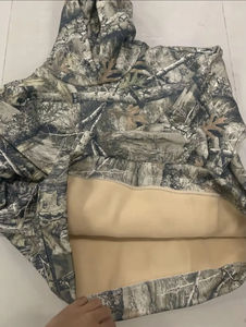 Sweats à capuche pour hommes Fabricants de vêtements Logo personnalisé Sweat à capuche zippé 100% coton mélangé Impression numérique Real Tree Hoodies pour hommes - Product Image 4