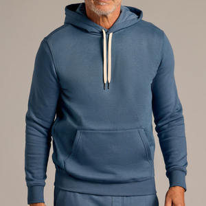 French Terry <b>Pullover</b> Hoodie <b>for</b> <b>Men</b> Organic Cotton <b>Mens</b> Hoodies Custom Hooded Sweatshirt <b>Men's</b> Streetwear Wholesale - Product Image 3