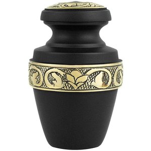 Rose Gold Finished Handmade Metal mini Urns Ashes Jar Small Size Human Ashes Jar - Product Image 5