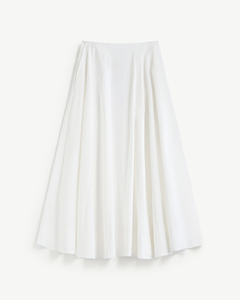 High Quality Women's <b>A</b>-<b>Line</b> <b>Skirt</b> <b>Knee</b>-<b>Length</b> Linen/Cotton Frayed-Hem Casual Anti-Wrinkle Quick Dry Natural Waistline Back Slit - Product Image 4