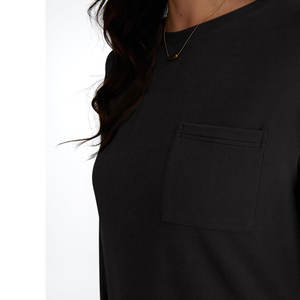 Sweat-shirt pour femme écologique, pull en coton biologique, vêtements décontractés durables, sweat-shirt uni teint pour femme pour l'impression - Product Image 5