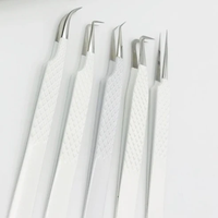 Pinzas Profesionales para Pestañas de Marca Privada, Acero Inoxidable, Logotipo Personalizado, Precisión, Durabilidad, Pinzas para Extensión de Pestañas de Volumen, Venta al por Mayor