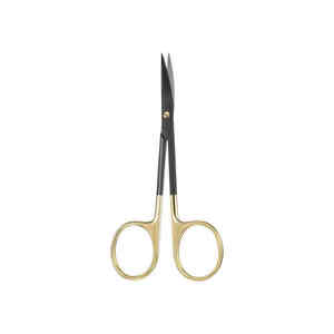 Tijeras de Iris de acero inoxidable de 10cm, equipos dentales quirúrgicos, Punta curva recta, tijeras de cirugía Dental Manual médicas - Product Image 2