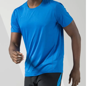 Camiseta Deportiva de Poliéster de Secado Rápido con Logotipo Personalizado al por Mayor, Camiseta Deportiva para Gimnasio y Entrenamiento para Hombre - Product Image 6