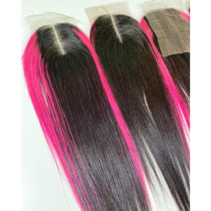 Alta calidad HD encaje cierre transparente Frontal gran Stock Super calidad crudo negro mujeres pelucas altas extensiones de cabello humano - Product Image 3