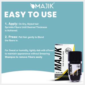 100% poudre de fibres de construction de cheveux humains pour tête chauve et traitement de perte de cheveux pour femmes et hommes - Product Image 5