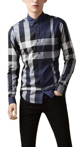 Chemise habillée homme automne à manches longues en satin doux, motif imprimé de qualité supérieure, respirante, décontractée et formelle, avec logo personnalisé - Product Image 2