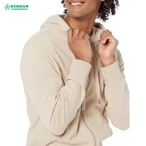Nouveaux sweats à capuche zippés pour homme 2026 – 100 % coton molletonné/éponge française, séchage rapide, respirant, haute qualité, couleur personnalisable - Product Image 5