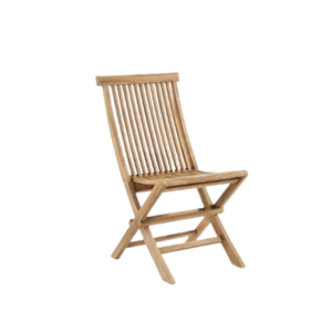 Chaise Pliable Naturelle pour Jardin, Extérieur et Mariage Chaise Pliante en Bois de Teck Chaises Wimbledon Prix de gros - Product Image 1
