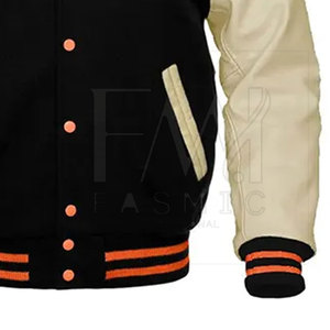 Top Selling Customizable Canvas Men's Regular Sleeve Letterman <b>Jacket</b> <b>Fleece</b> <b>Lining</b> Quick Dry Breathable Custom Logo for Winter - Product Image 3