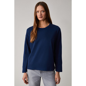Camiseta de Manga Larga con Cuello Redondo y Corte Holgado 100% Algodón para Mujer GRIMELANGE - Product Image 1