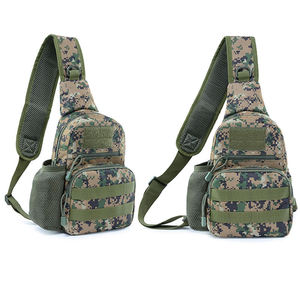Homme multifonctionnel étanche sangle de poitrine sac de messager pratique bandoulière sacs à bandoulière léger caractéristique Polyester imprimé - Product Image 3