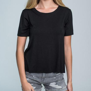 Nuevas camisetas informales para mujer, superventas, temporada de verano, serigrafía, logotipo personalizado, camisetas de manga corta para mujer - Product Image 3