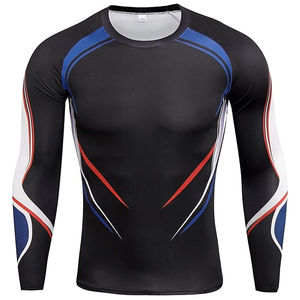 Service OEM Vêtements de fitness pour hommes Rash Guard manches longues pour hommes Rash Guard - Product Image 5