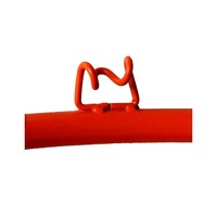 Panier de basket mural intérieur/extérieur de 18 pouces en métal orange de haute qualité, avec anneau et filet – Meilleures ventes