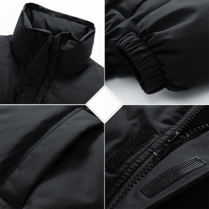 Chaqueta acolchada negra de alta calidad para mantener el calor, chaquetas acolchadas para hombres, chaqueta acolchada de invierno para adultos y hombres - Product Image 2