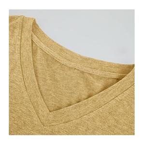 T-shirt homme décontracté à manches courtes, couleur unie, style oversize, 100% coton, exporté, prix usine du Bangladesh. - Product Image 3