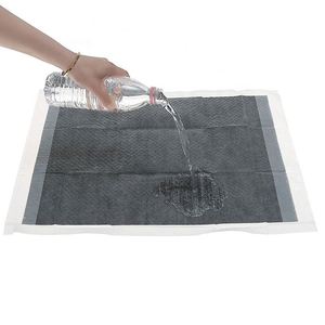 Meilleures ventes en gros de Chine : Tapis d'apprentissage pour chiens et chiots en charbon de bambou, couches absorbantes pour animaux de compagnie - Product Image 3
