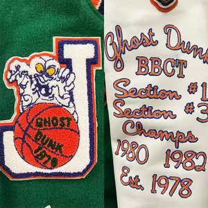 Meilleure vente veste d'hiver décontractée pour hommes col montant élégant Letterman coupe-vent respirant séchage rapide coton laine vêtements d'extérieur XS - Product Image 3