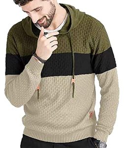 Sweat à Capuche en Tricot Solide à Manches Longues Unisexe Grande Taille Pull Hiver Eco-Friendly Maternité Sweat à Capuche - Product Image 2