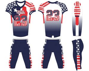 Uniforme de Fútbol Americano de Alta Calidad para Hombre, Manga Corta, Sublimación, Secado Rápido, 100% Poliéster, Logotipo Personalizado, Precio Razonable - Product Image 6