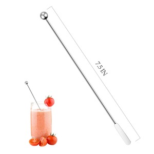 Offre spéciale agitateurs à cocktail en métal de haute qualité prix de gros options d'achat en gros disponibles nouveauté élégant en acier inoxydable - Product Image 3