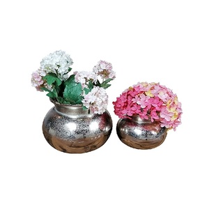 Vase à fleurs en aluminium fait main décoration de salle de mariage vaisselle Pot de fleur décoration de maison de noël vase en métal - Product Image 6