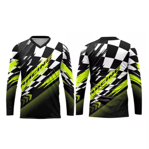 Maillot de descente à manches longues pour hommes Chemises de vélo de montagne Maillot de moto Vêtements de sport personnalisés pour motocross - Product Image 6