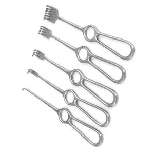 Retractor de herida Volkmann de acero inoxidable de alta calidad, fuente de alimentación Manual de 21,5 cm de longitud, 20mm de ancho, 9mm de altura, puntas romas afiladas - Product Image 1