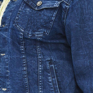 Veste en jean pour femme, meilleure vente, performance optimisée, prix de gros, look urbain, couleur unie - Product Image 5