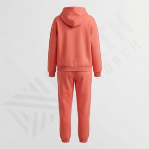 Ensemble de survêtement décontracté à capuche vintage en coton 100% pour femmes, personnalisable, streetwear, ensemble de jogging d'entraînement, vente en gros, haute qualité - Product Image 6