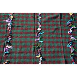 Vintage Turkish Rug Rustic Green <b>Red</b> 3.6 X 5.1ft Large Area Wool <b>Latex</b> Backing Abstract Pattern for Teen Rectangular Hallway - Product Image 5