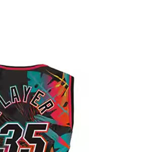 ชุดแฟนแฟชั่นสำหรับทีมทุกขนาดจัดส่งเร็ว-สั่งซื้อเครื่องแบบบาสเก็ตบอลระบายอากาศได้ดีปรับแต่งได้สำหรับทุกเพศลายพิมพ์คุณภาพสูง - Product Image 4