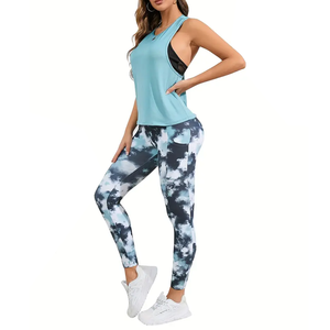 2023 new Custom Logo 3 Pieces <b>Women</b> Sportswear Seam Sports Bra High Waist <b>Leggings</b> Suit Active Wear Athletic Gym Fitness Yoga Se - Product Image 4