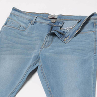 Vendeur de jeans EDGE EDENIM pantalon bleu basique élastique personnalisé coupe ajustée colombien pour hommes pantalon en jean jeans en jean pour hommes