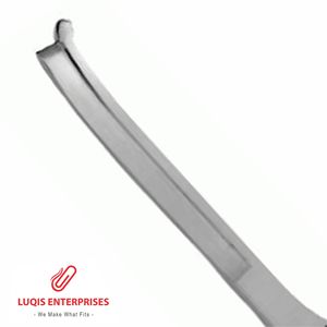 Osteotome latéral à lame argentée, instrument chirurgical ORL, outil de coupe osseuse en acier inoxydable de qualité médicale - Product Image 2