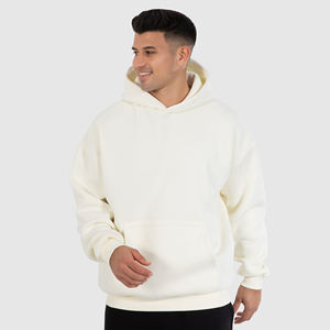 เสื้อมีฮู้ดผ้าฟลีซแบบสวมหัวพิมพ์ลายนูนสำหรับผู้ชายผ้ามีฮู้ดขนาดใหญ่พิเศษน้ำหนักมาก400gsm 450gsm 500gsm ฤดูหนาว - Product Image 1