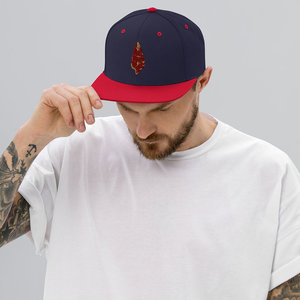 Cappello Snapback Alto con Ricamo 3D in Poliestere e Cotone, Rete Mimetica, Motivi Tropicali, Leopardati, Foglie, Quadri, Stile Hip Hop per Pesca e Sci - Product Image 1