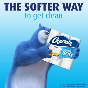 CharminUltra Soft Toilet Paper 6 Mega <b>Rolls</b> (Pack of 3) - Product Image 2