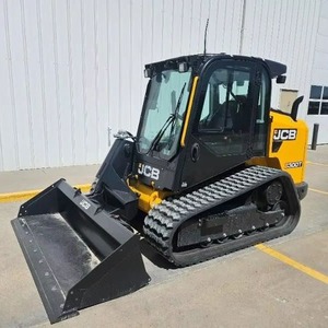Cargadora de dirección deslizante JCB 300T 2024 usada con motor 4x4 4WD, orugas y cucharón, 4 años de garantía - Product Image 3