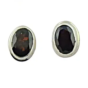 Boucles d'oreilles créoles tendance pour femmes, en argent, avec pierres précieuses en zircon noir, bijoux religieux pour les fêtes, cadeaux, en laiton et acier inoxydable - Product Image 2