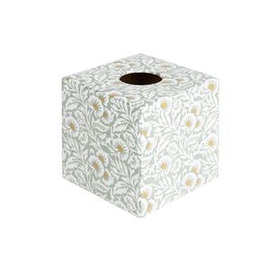 Organizador de escritorio de madera MDF personalizado estilo europeo soporte de caja de pañuelos ecológico pegatina esmaltada diseño impreso para el hogar Hotel Coche - Product Image 4