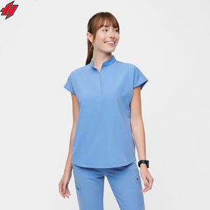 Combinaison de jogging élastique unisexe avec logo personnalisé haute qualité uniforme d'hôpital de docteur en médecine dentaire et d'infirmière ensembles de gommages - Product Image 3