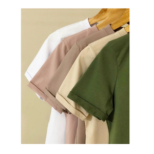 Camisetas de Hombre 100% Algodón al por Mayor, Logotipo Personalizado, Tallas Grandes, Transpirables, Ecológicas, de Secado Rápido, Camisetas Casuales Lisas Personalizadas - Product Image 6