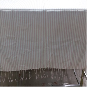 Petite quantité minimale de commande unie motif personnalisé couleur bain de plage visage serviette de nettoyage des mains 100% coton biologique Gots certificat serviettes de plage - Product Image 3