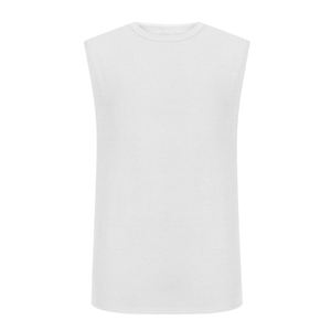 Camiseta sin mangas de gimnasio al por mayor para hombre, Estilo Chaleco informal de verano, ropa deportiva de material ligero, camiseta sin mangas de cuello redondo con corte de Sisa - Product Image 5
